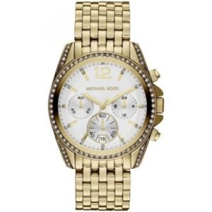 Michael Kors Pressley Women's Gold-Tone Chronograph Watch MK5835