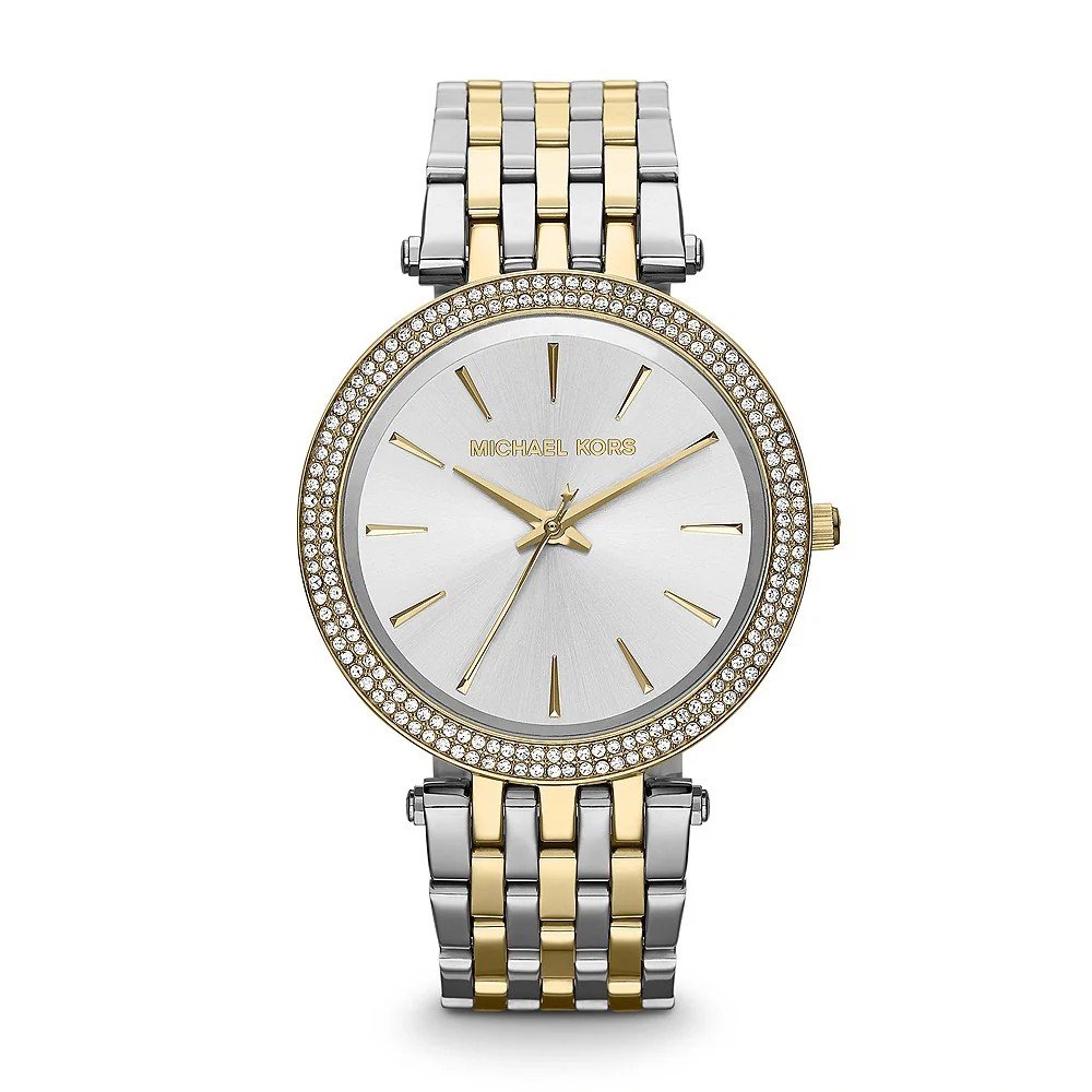 Michael Kors Darci Women's Silver Dial Two-Tone Watch MK3215 - Image 2