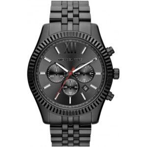 Michael Kors Lexington Men's Black Chronograph Watch MK8320