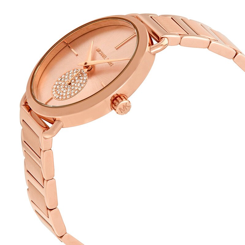 Michael Kors Portia Women's Rose Gold-Tone Watch MK3640 - Image 3