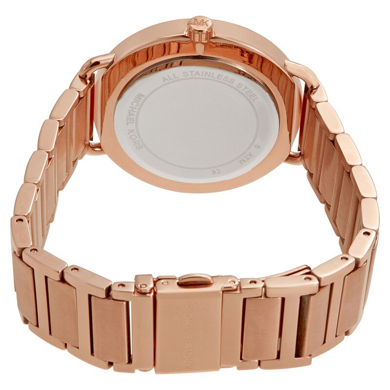 Michael Kors Portia Women's Rose Gold-Tone Watch MK3640 - Image 4