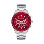 Michael Kors Layton Men’s Oversized Silver-Tone Chronograph Watch MK8822